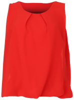 Bluse ärmellos Shirt 6879 (rot)