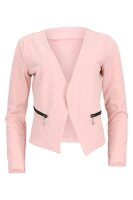 Blazer im Basic-Look Jacke 6040 Damen (rosa L)