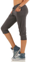 kurze Hose in Unifarben Pants 83701 (dunkelgrau)