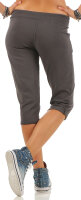 kurze Hose in Unifarben Pants 83701 (dunkelgrau)