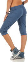 kurze Hose in Unifarben Pants 83701 (jeansblau)
