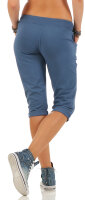kurze Hose in Unifarben Pants 83701 (jeansblau)