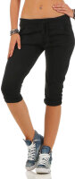 kurze Hose in Unifarben Pants 83701 (schwarz)