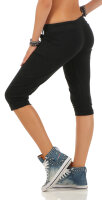 kurze Hose in Unifarben Pants 83701 (schwarz)