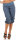 Capri Hose aus Leinen Stoffhose 6302 (jeansblau, S)