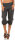 Capri Hose aus Leinen Stoffhose 6302 (dunkelgrau, S)