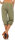 Capri Hose aus Leinen Stoffhose 6302 (oliv, L)