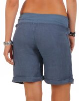 Bermuda aus Leinen Pants 6822 (jeansblau, S)