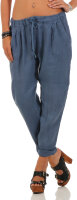 Stoffhose aus Leinen Chino 6816 (jeansblau, M)