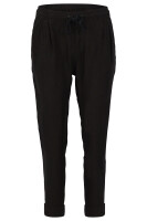 Stoffhose aus Leinen Chino 6816 (schwarz, S)