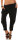 Stoffhose aus Leinen Chino 6816 (schwarz, S)