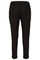 Stoffhose aus Leinen Chino 6816 (schwarz, M)