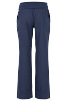 Hose aus Leinen in Unifarben 8064 (dunkelblau, S)