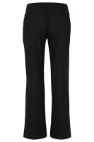 Hose aus Leinen in Unifarben 8064 (schwarz, M)