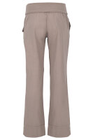 Hose aus Leinen in Unifarben 8064 (fango, XXL)