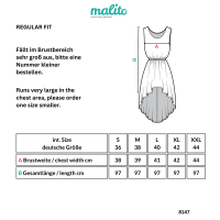 Leinenkleid Strandkleid klassisch 8147 (jeansblau, XL)