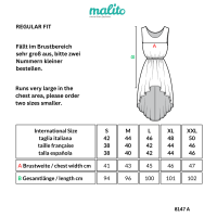 Leinenkleid Strandkleid klassisch 8147 (jeansblau, XL)
