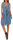 Leinenkleid Strandkleid klassisch 8147 (jeansblau, XL)