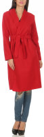 Mantel mit Wasserfall-Schnitt Jacke 3050 (rot)