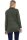 Strickjacke lang meliert Weste 5021 (oliv)