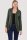 Strickjacke lang meliert Weste 5021 (oliv)