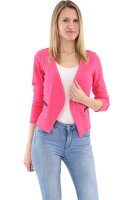 Blazer im Basic-Look Jacke 6040 Damen (pink L)