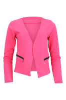 Blazer im Basic-Look Jacke 6040 Damen (pink L)