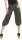 Capri Hose aus Leinen in Unifarben 1575 (dunkelgrau, L)