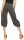 Capri Hose aus Leinen in Unifarben 1575 (dunkelgrau, L)
