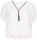kurzarm Bluse im Fledermaus Look 6298 (weiß)