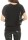 kurzarm Bluse im Fledermaus Look 6298 (schwarz)
