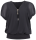 kurzarm Bluse im Fledermaus Look 6298 (schwarz)