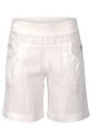 Bermuda aus Leinen Shorts 3001 (weiß, S)