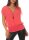 kurzarm Bluse im Fledermaus Look 6298 (coral)