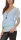 kurzarm Bluse im Fledermaus Look 6298 (hellblau)