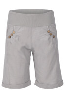 Bermuda aus Leinen Shorts 8024 (hellgrau, L)