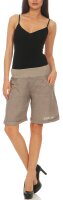 Bermuda aus Leinen Shorts 8024 (fango, S)