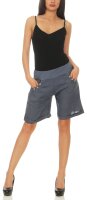 Bermuda aus Leinen Shorts 8024 (jeansblau, S)