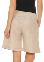 Bermuda aus Leinen Shorts 8024 (beige, M)