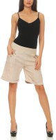 Bermuda aus Leinen Shorts 8024 (beige, M)