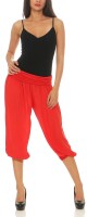 kurze Pumphose in Unifarben Freizeithose 1483 (rot)