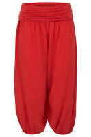 kurze Pumphose in Unifarben Freizeithose 1483 (rot)