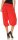 kurze Pumphose in Unifarben Freizeithose 1483 (rot)