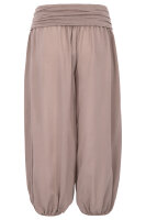 kurze Pumphose in Unifarben Freizeithose 1483 (fango)
