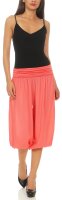 kurze Pumphose in Unifarben Freizeithose 1483 (coral)