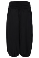 kurze Pumphose in Unifarben Freizeithose 1483 (schwarz)