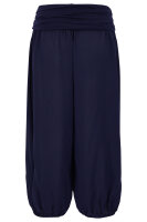 kurze Pumphose in Unifarben Freizeithose 1483 (dunkelblau)