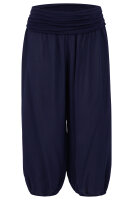 kurze Pumphose in Unifarben Freizeithose 1483 (dunkelblau)
