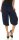 kurze Pumphose in Unifarben Freizeithose 1483 (dunkelblau)