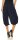 kurze Pumphose in Unifarben Freizeithose 1483 (dunkelblau)